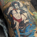 black and grey tattoo by Jo at Have Faith Tattoo Bath