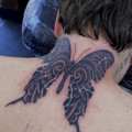 black and grey tattoo by Jo at Have Faith Tattoo Bath