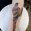 black and grey tattoo by Jo at Have Faith Tattoo Bath