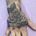 black and grey tattoo by Jo at Have Faith Tattoo Bath