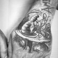 fine-line tattoo by Jo at Have Faith Tattoo Bath